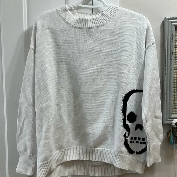 Magaschoni White Knit Sweater - Picture 6 of 6